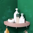 thumbnail image 1 of LSLJS Hanging Corner Shelf, Bathroom Corner Rack, Hole-free Bathroom Corner Shelf, Wash Table Traceless Wall Hanging, Tripod, Commodity Shelf, 1 of 6