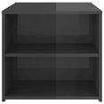 thumbnail image 4 of vidaXL Side Table High Gloss Grey 50x50x45 cm Engineered Wood, 4 of 6