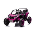 thumbnail image 1 of Yiwa 24V 2-Seater Off-Road UTV Ride On Car for Kids, 4WD Electric Vehicle with Remote, LED Lights, Four-Wheel Suspension, 3 Speeds, Music, Horn, 1 of 6