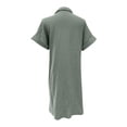 thumbnail image 5 of Gspmoly Robes Décontractées pour Femmes, Robe à Manches Longues à Col en V Style Imprimé pour Dames Robe de Cocktail Offres Hebdomadaires, 5 of 5