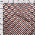 thumbnail image 2 of oneOone Organic Cotton Voile Fabric Argyle Style Ikat Decor Fabric Printed BTY 42 Inch Wide, 2 of 4