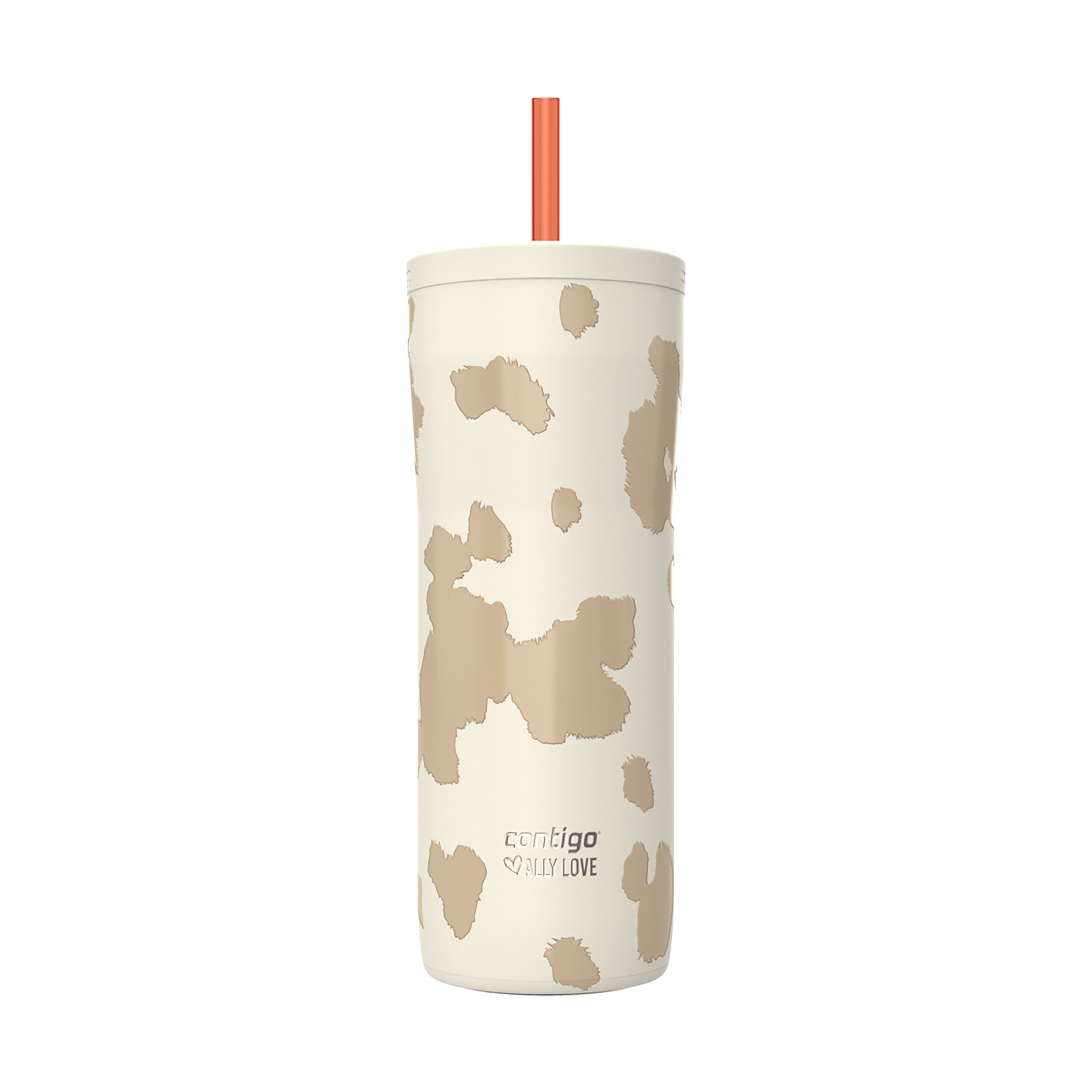 Contigo x Ally Love Streeterville 2.0 Stainless Steel Tumbler with Straw, 24 oz (709 ml)