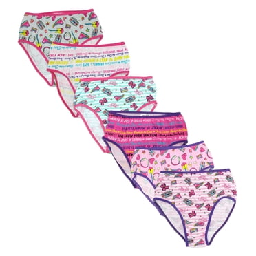 Jojo Siwa Girl`s 6 pack of hipser style underwear.