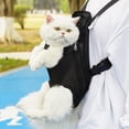 thumbnail image 4 of Pet Backpack Carrier, Mesh Ventilation, Outdoor Travel, Two-Shoulder Ergonomic Design, Transparent Visual Window, Secure Storage Pockets, Durable Construction for Daily Use, 4 of 4