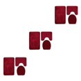 thumbnail image 2 of maskred 3x Bathroom Rug Sets Easy To Install Waterproof Anti-slip Multi-functional Eco-friendly Durable PJ210922-A012 3Set, 2 of 6