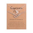thumbnail image 1 of Heliisoer Twelve Constellation Necklace Diamond Bracelet + Card Set, 1 of 1