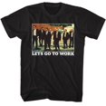 thumbnail image 1 of Reservoir Dogs Lets Go To Work Black Adult T-Shirt, 1 of 2