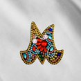 thumbnail image 4 of Christmas Letters Keychain 26 Letters Rhinestone Pendant, 4 of 8