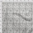 thumbnail image 3 of oneOone Viscose Jersey Fabric Leaves & Floral Ikat Printed Craft Fabric BTY 60 Inch Wide, 3 of 4