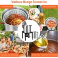 thumbnail image 2 of OUYAWEI 100QT Turkey Deep Fryer 10QT Fish Fryer Kit Aluminum Seafood Boiler Propane Burner Stand 20Lb Turkey, 2 of 8