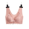 thumbnail image 3 of BVOFAR Plus Size Push Up Bras Front Closure No Underwire Bra Lace Full Coverage Bras Everyday Breathable Comfy Bra 2 Pcs, 3 of 6
