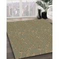 thumbnail image 3 of Ahgly Company Tapis d'Intérieur Lavables en Machine, Carrés de Chêne Transitionnel Brun, 7' Carré, 3 of 7