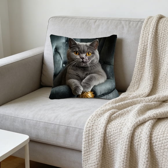 Amzcrzy Textiles pour la Maison, Oreiller, Printemps Motifs Mignons d'Animaux Housse de Coussin Douce Housse de Coussin Décorative pour Sofa et Chaise Choix Idéal pour la Décoration de Sofa et de Chambre au Printemps de Pâques, Taie d'Oreiller en Polyester