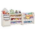 thumbnail image 1 of VEVOR 4-Tier Kids Toy Storage with Bookshelf with 10 Movable Plastic Bins, 1 of 9