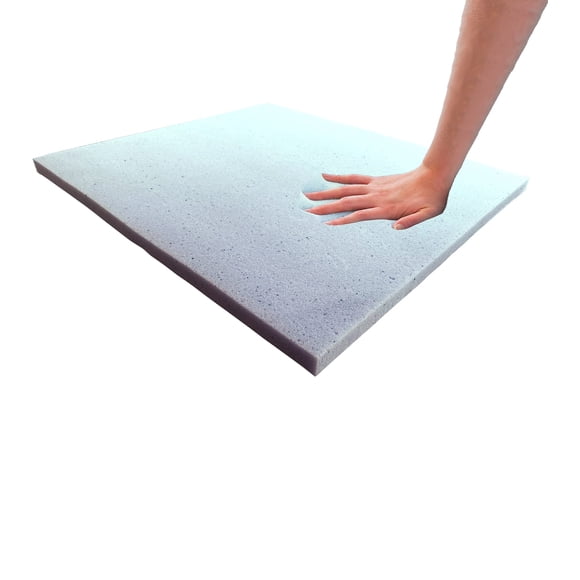 Foamma Coussin en Mousse Mémoire Infusée de Gel Rafraîchissant 2 Pouces x 16 Pouces x 16 Pouces, Remplacement de Siège, Rembourrage, Mousse Carrée, Chaises de Salle à Manger, Coussin de Chaise et de Fauteuil Roulant de Remplacement