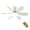 White, variant on Mistaha 30W Ceiling Fan Light with Adjustable Color Temperature, 3-Speed Fan Control, Timer Function, Remote Control, and Night Light Mode - Ideal for Dining Room and Bedroom