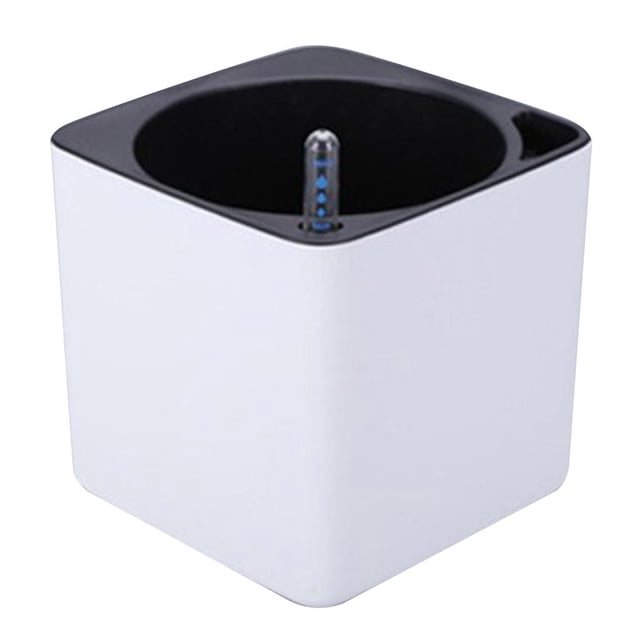 Zelfbewatering Planter Afgeronde Creatieve Water Display, Indoor L