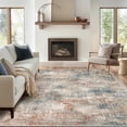 thumbnail image 1 of KUETH 5'x7' Area Rugs for Living Room, Non Slip Machine Washable Vintage Indoor Rug, Low Pile Print Rug for Bedroom Dining Room Home Office, 1 of 7