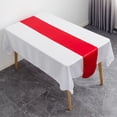 thumbnail image 1 of Bgsha Satin Table Runner Table Cloth 27x275cm for Banquet Wedding Party Decoration, 1 of 8