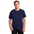 thumbnail image 1 of Jerzees Mens DRI-POWER Active Short Sleeve Pocket Crew T-Shirt, S, J Navy, 1 of 1