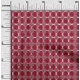 thumbnail image 1 of oneOone Viscose Jersey Fabric Check Kasuri Print Fabric By The Yard 60 Inch Wide, 1 of 5