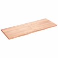 thumbnail image 1 of vidaXL Table Top Light Brown 160x60x(2-4) cm Treated Solid Wood Oak, 1 of 7