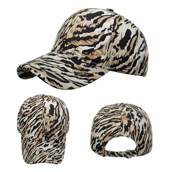 Mode Femmes Hommes Sport Imprimé Rayures de Tigre Respirant Plage Casquette de Baseball Hip-Hop Chapeau Chapeau de Soleil Chapeaux de Soleil pour Femmes Chapeau pour Femmes Multicolore