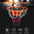 thumbnail image 2 of Ensemble de Panier de Basketball Suspendu, Robuste, Mural et Durable, But de Jante de Basketball pour Adultes, Sport Intérieur Extérieur, 2 of 7