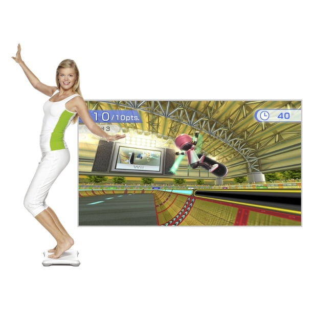 NINTENDO Wii Fit Plus and Balance Board (White) - Certified