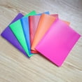 thumbnail image 2 of ZTTD Plastic Folders with Pockets, Pack of 1, Poly Two Pocket Folder, Heavy Duty 2 Pocket File Folders A5 Size, 2-Pocket Folders for Home and Office (Style5-Yellow), 2 of 5
