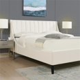 thumbnail image 2 of Sandy Wilson Home Aspen Lit Plateforme Rembourré Grand Lit Blanc Nuage, 2 of 9