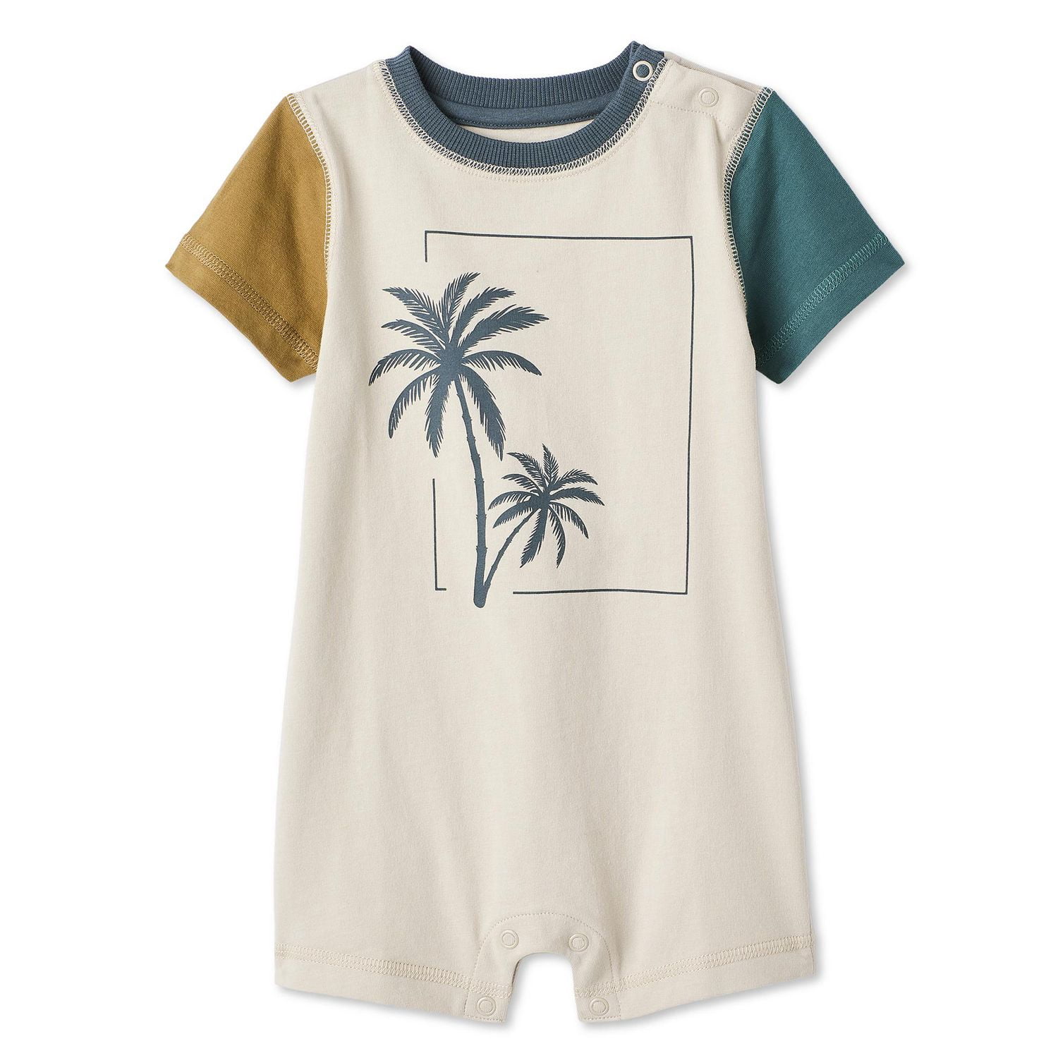 George Baby Boys' Short-Sleeve Romper