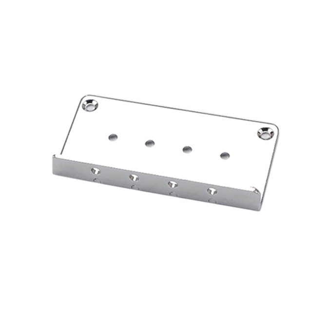 ZLight Guitar Bridge Baseplate Guitars Plate Handheld Replacement Accessories Universal Compatible Electric Bass Parts Silver 1Set