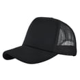 thumbnail image 2 of Mens and Womens Sponge Color Matching Simple Casual Peaked Cap Travel Holiday Sports Baseball Cap, 2 of 4