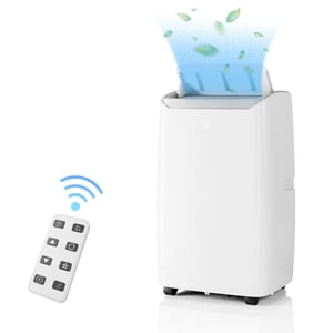 Garvee 14,000 BTU 750 Sq Ft Portable Air Conditioner, 3-in-1 Room Air Conditioner AC Unit, Fast Cooling Fan Dehumidifier, Remote Control, 24-Hour Timer, Home