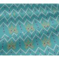 thumbnail image 5 of oneOone Viscose Jersey Fabric Paisley & Chevron Ikat Print Sewing Fabric BTY 60 Inch Wide, 5 of 5