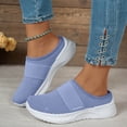thumbnail image 2 of Dakaela Mocassins Orthopédiques pour Femmes Espadrilles Mule Été Confort Bout Fermé Chaussures de Marche Course, 2 of 5