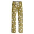 thumbnail image 4 of fatyb Lounge Pants for Women Printed Pajama Pants with Drawstring Womens Comfortable Wide Leg Pants, 4 of 6