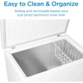 thumbnail image 4 of Refurbished Danby DCF070A6WM 7.0 cu. ft. Square Chest Freezer DOE, White, 4 of 8
