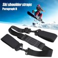 thumbnail image 3 of jinwen Sangle de Transport de Ski Anti-Rayures Sangles de Ski Sangles de Planche à Neige Nylon Outil Ajustable 46x5,5 cm, 3 of 8