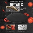 thumbnail image 2 of 2026 New Portable Electric Korean BBQ Grill, Non-Stick Electric Indoor Grill Pan, 11.8/13.8/15.7in Smokeless Electric Grill Indoor,   Comal Electrico Redondo for Steaks and BBQ, 2 of 7