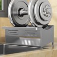 thumbnail image 4 of Pisexur Sponge Kitchen Sink Caddy Organizer Brush Sink Sponge With Auto Draining Tray Gray, 4 of 8