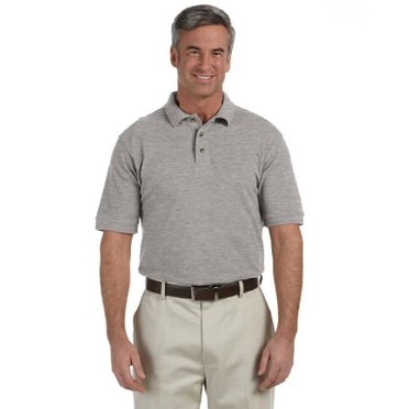 Harriton Men's 6 oz. Ringspun Cotton Piqué Short-Sleeve Polo