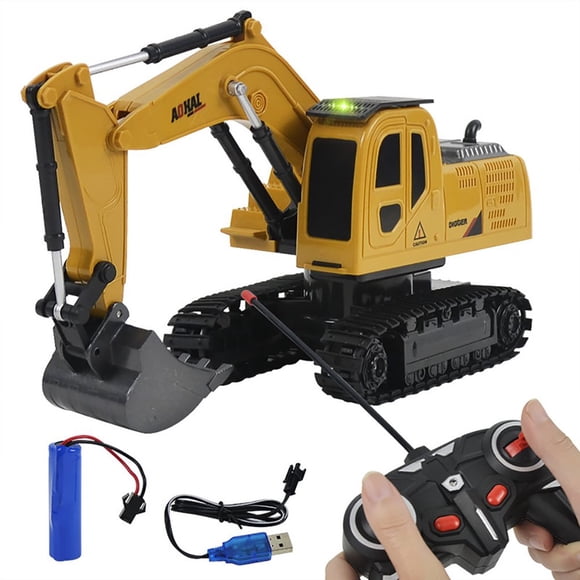Excavatrice en Métal Moulé sous Pression Camion de Construction Tracteur Jouet Excavatrice en Métal Lourd