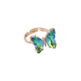 thumbnail image 2 of PVCS Ladies Fashion Creative Gradient Butterfly Adjustable Ring with Opening, 2 of 3