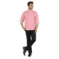 thumbnail image 2 of Bestman Formal Front Button Placket Solid Shirts For Mens Long Sleeve Regular Fit Shirt, 2 of 7