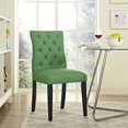 thumbnail image 2 of Modway Duchess 21.5" Button Tufted Polyester Fabric Dining Chair, Kelly Green, 2 of 4