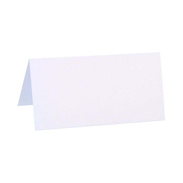 Uxcell Table Name Place Cards,25 Pack Favor Decor Foldable Blank Card, White