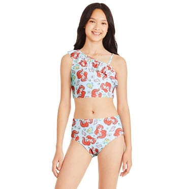 Disney Girls' Two Piece Little Mermaid Swim Set