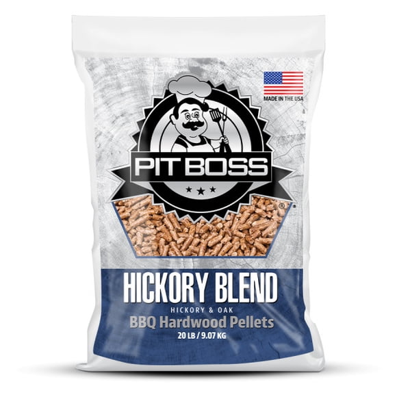 Pit Boss Hickory Blend Hardwood Grilling Pellets - 20lb